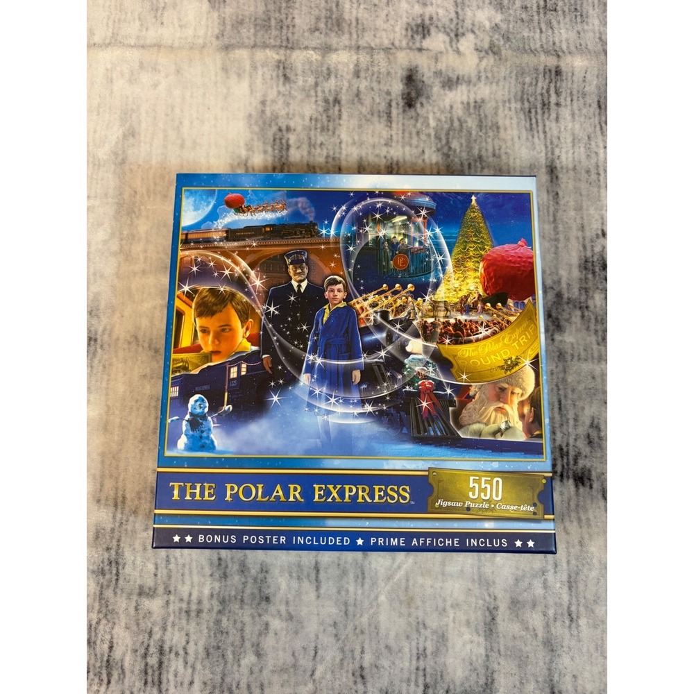 The Polar Express 550 Piece Jigsaw Puzzle Warner Bros Christmas Holiday 31727.02